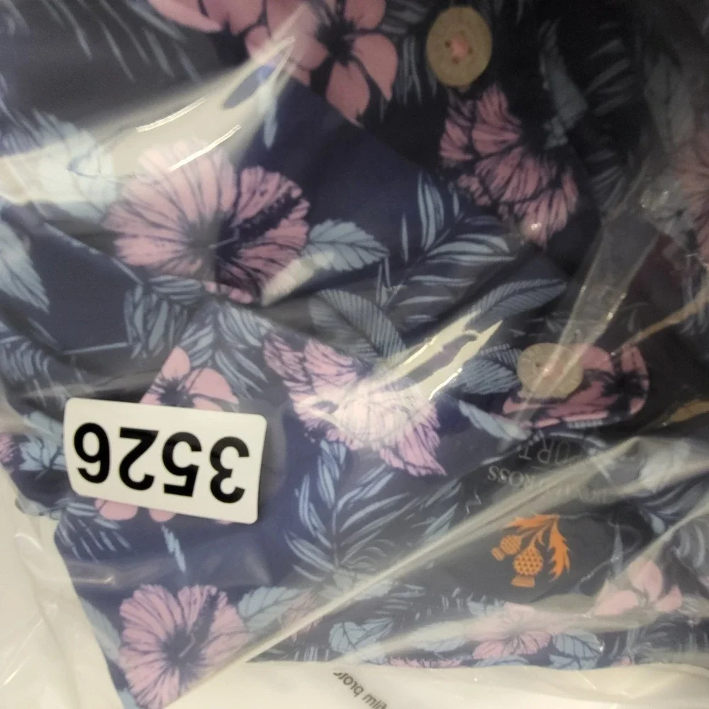 Donald Ross Sport Floral Print Golf Polo Men's - Picture 9 of 9